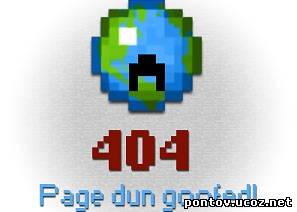Картинка страница не доступна «404» для сайтов с игровой или «кубической» тематикой