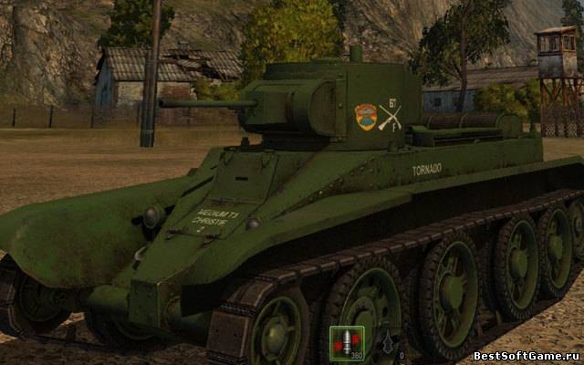 Зеленая World of Tanks шкурка для БТ-2