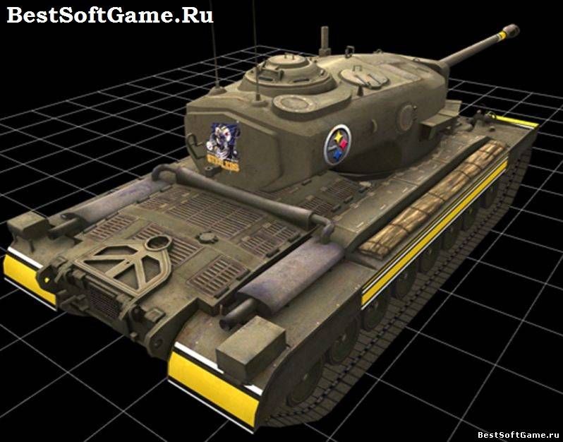 Аниме шкурка США ТТ T34 heavy world of tanks