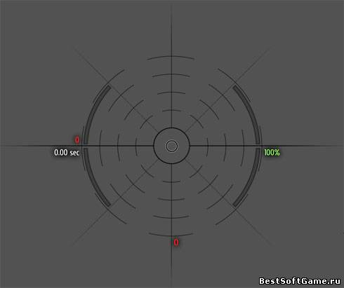 Черный артиллерийский прицел для World of Tanks