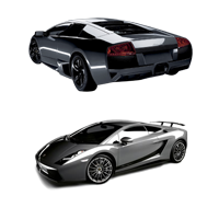 12 PSD исходников машины Lamborghini